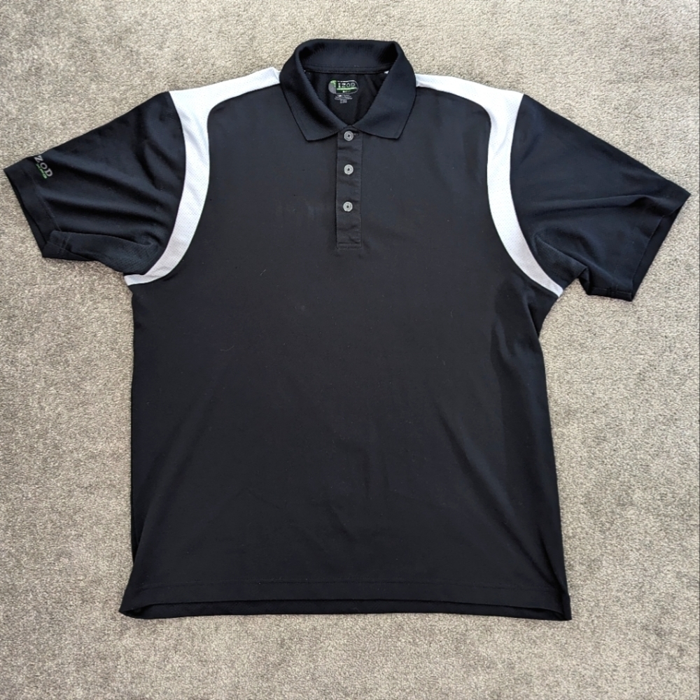 IZOD black golf Tshirt for men size Large